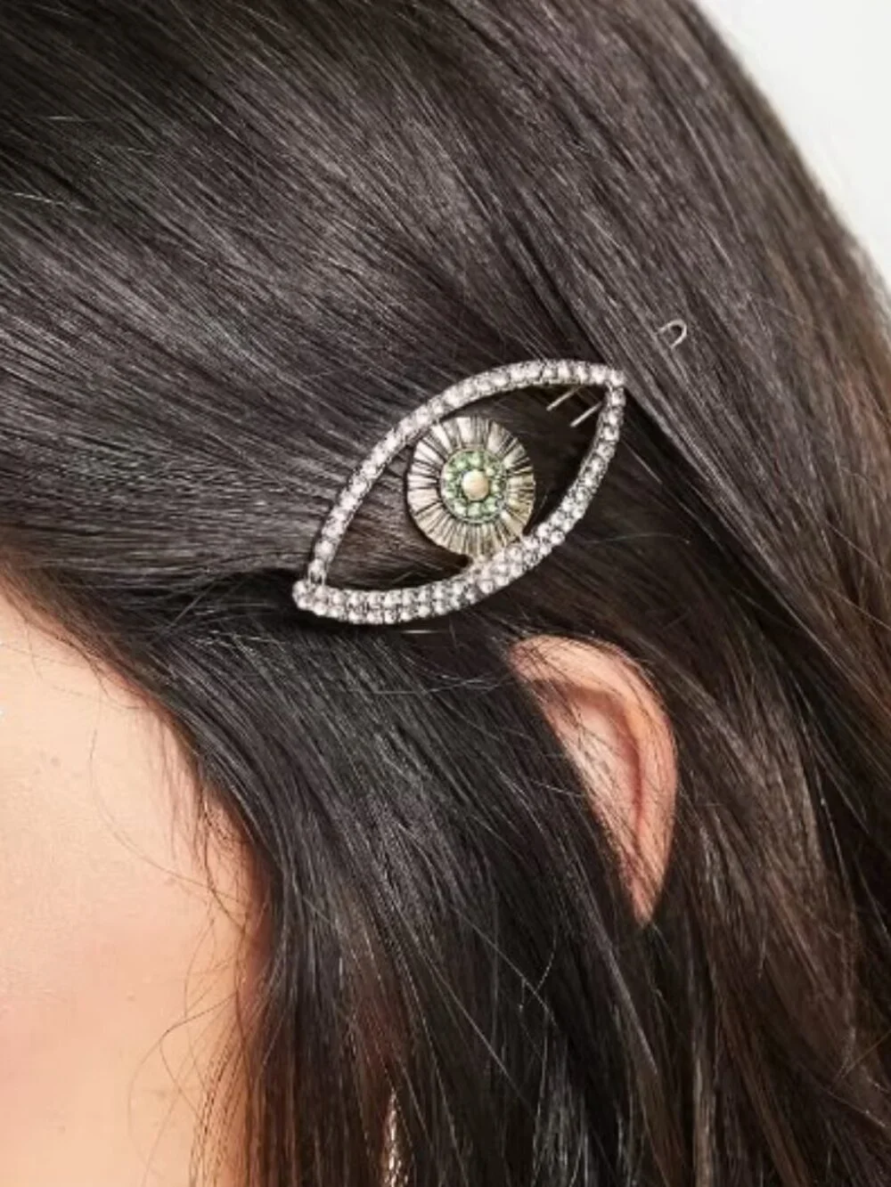 🌻Set of Two (2) Kristin Ess “The Evil Eye” Hair Clips {NEW WITH TAGS}